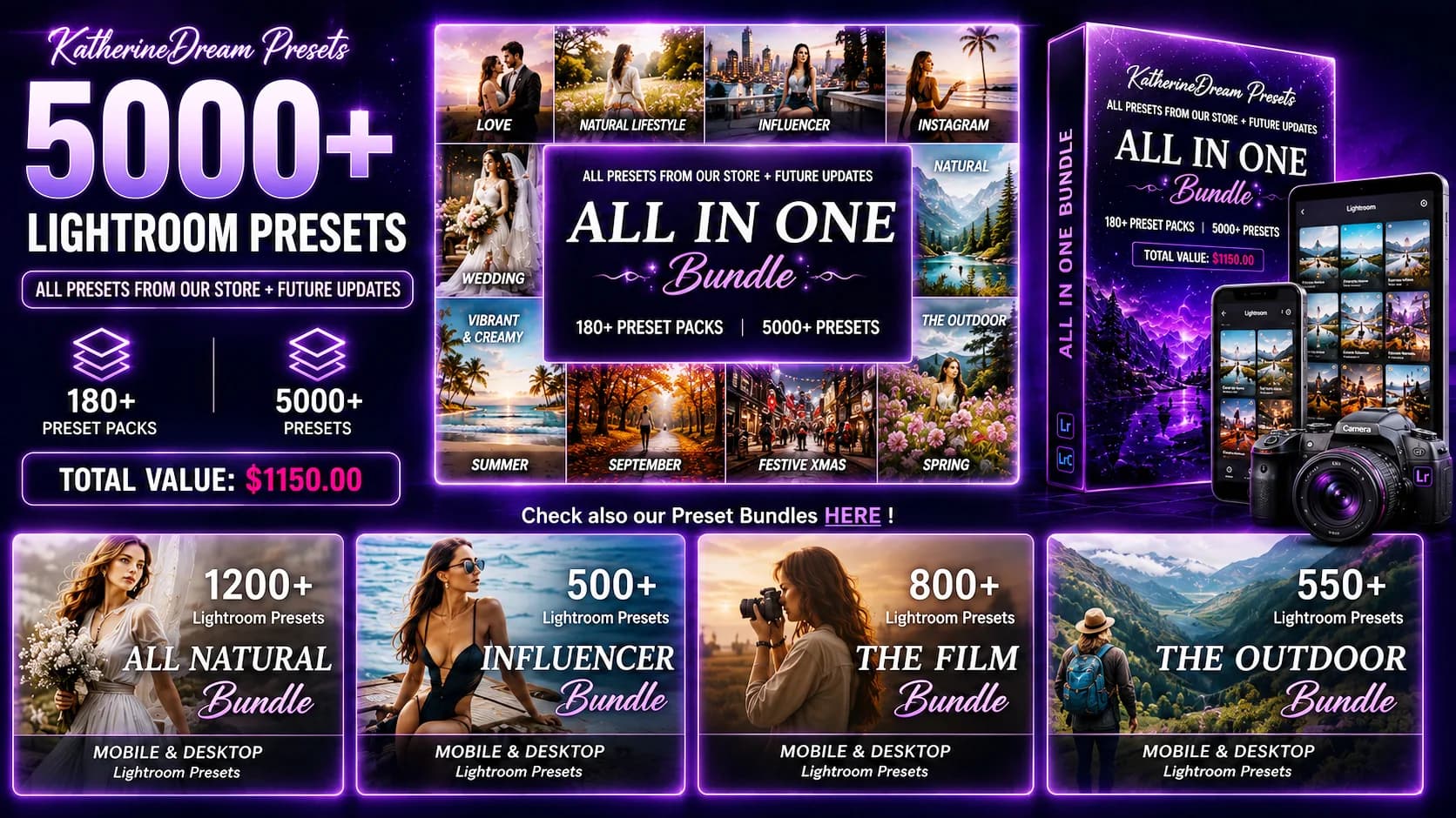 Professional Lightroom Presets Bundle
